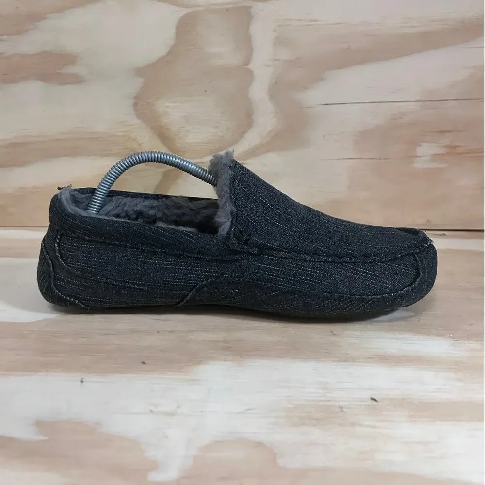 UGG Australia - Ascot - Moccasin Slipper - Gray - Men's - 10 - S/N 1011738